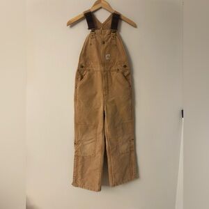 Vintage Boys Carhartt overall bibs size 8